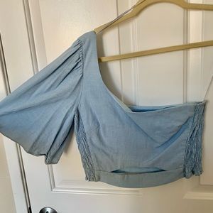 Zara one shoulder top